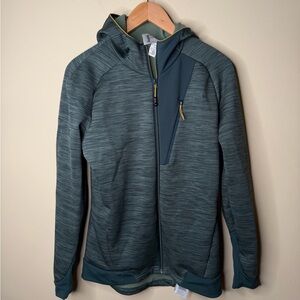 Decathlon Quechua MH900 mountain hiking hooded fleece jacket Men’s Medium Green